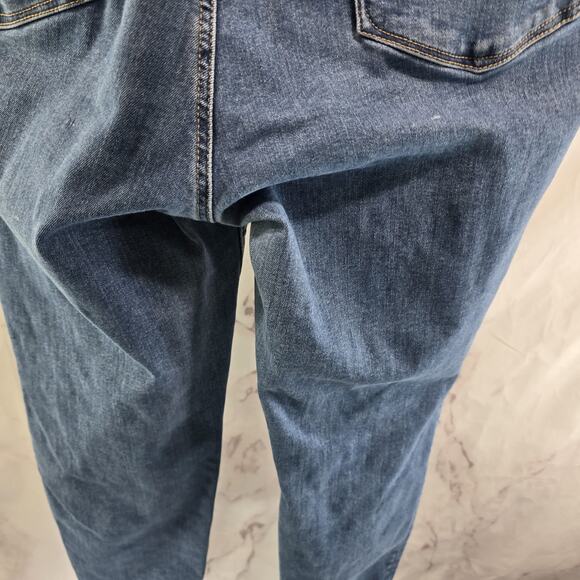 Good American Jeans Womens 14 16 18 Denim High Rise Medium Wash Full Length - Picture 7 of 11